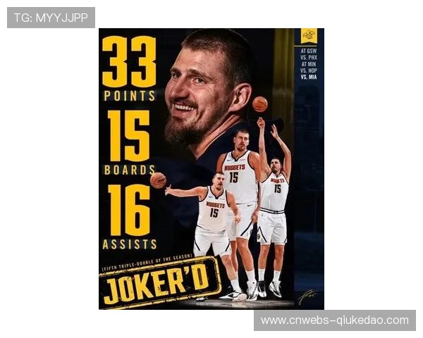 月最佳球员：掘金约基奇与活塞康宁汉姆分别当选